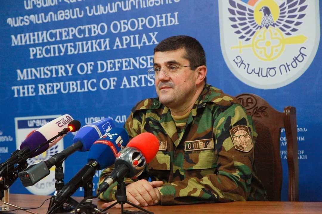 Artsakh’s president orders to stop firing at Ganja military bases to avoid possible innocent victims
