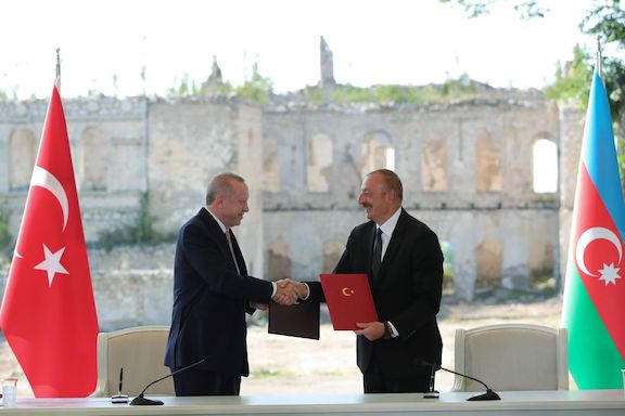 In Shushi Erdogan signed ‘Alliance Accord’ with Aliyev