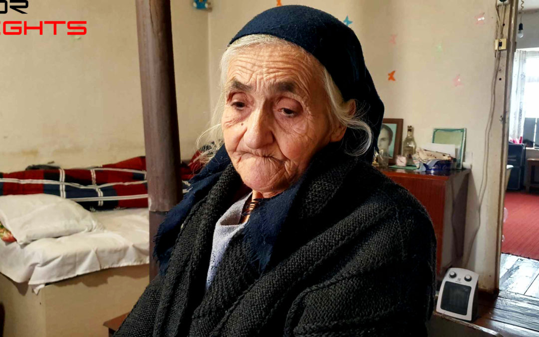 The elderly couple lived for a week in the empty village of Shosh, surrounded by Azerbaijanis