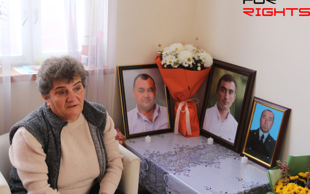 “My brother-in-law tried to take my wounded son to the hospital; on the way the Turks shot and killed both of them”