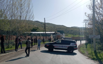 Ոստիկանները փակել են Բաղանիս-Ոսկեպար ճանապարհը. Վիճակը լարված է
