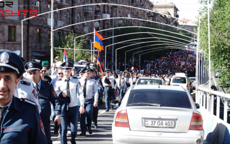 Երևանում տեղի ունեցած բողոքի ակցիաների ընթացքում ժամը 11։00-ի դրությամբ ավելի քան 150 քաղաքացի է բերման ենթարկվել